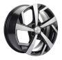 Легковой диск Khomen Wheels KHW1712 7x17 5x114,3 ET45 60,1 Black-FP